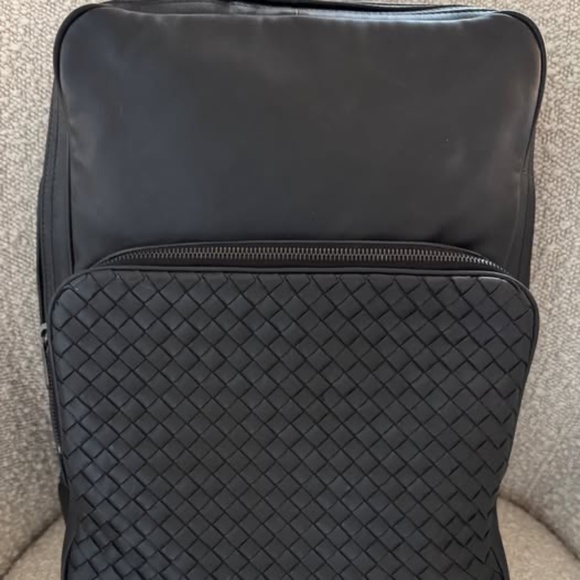 PRISTINE BOTTEGA VENETA INTRECCIATO BACKPACK, BLACK main image 4